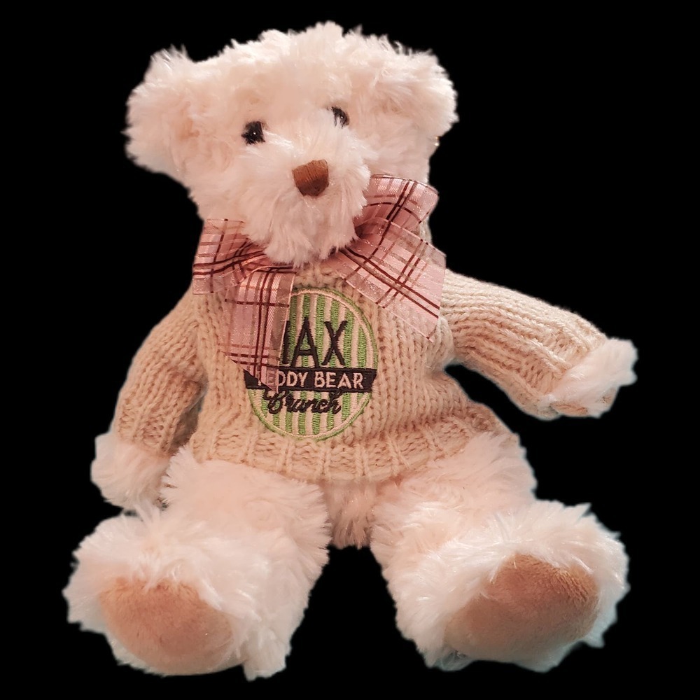 Plush Douglas Max Brunch Teddy Bear Cream Wearing Sweater